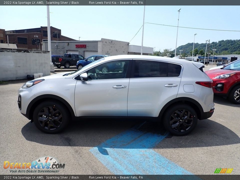 2022 Kia Sportage LX AWD Sparkling Silver / Black Photo #6