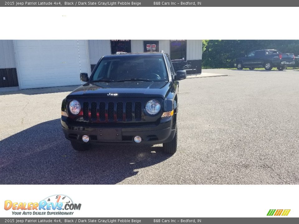 2015 Jeep Patriot Latitude 4x4 Black / Dark Slate Gray/Light Pebble Beige Photo #8