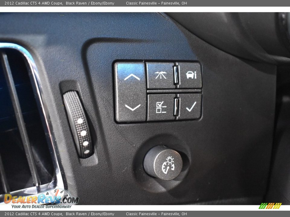 2012 Cadillac CTS 4 AWD Coupe Black Raven / Ebony/Ebony Photo #11