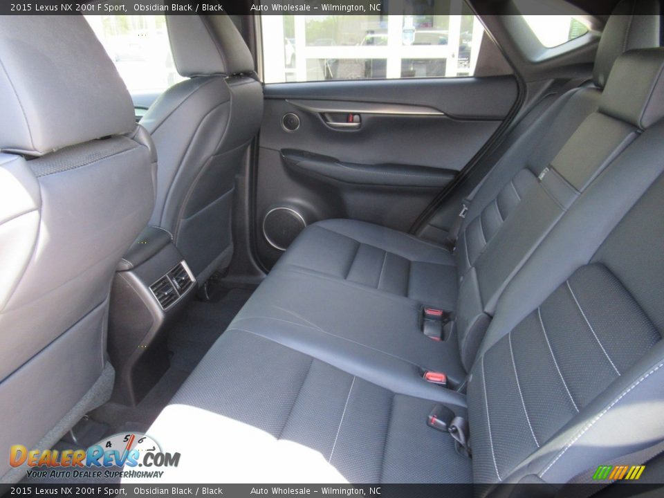 Rear Seat of 2015 Lexus NX 200t F Sport Photo #11