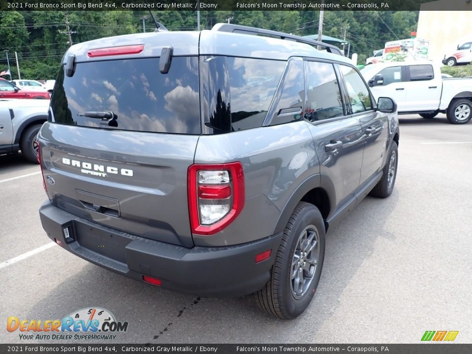 2021 Ford Bronco Sport Big Bend 4x4 Carbonized Gray Metallic / Ebony Photo #2