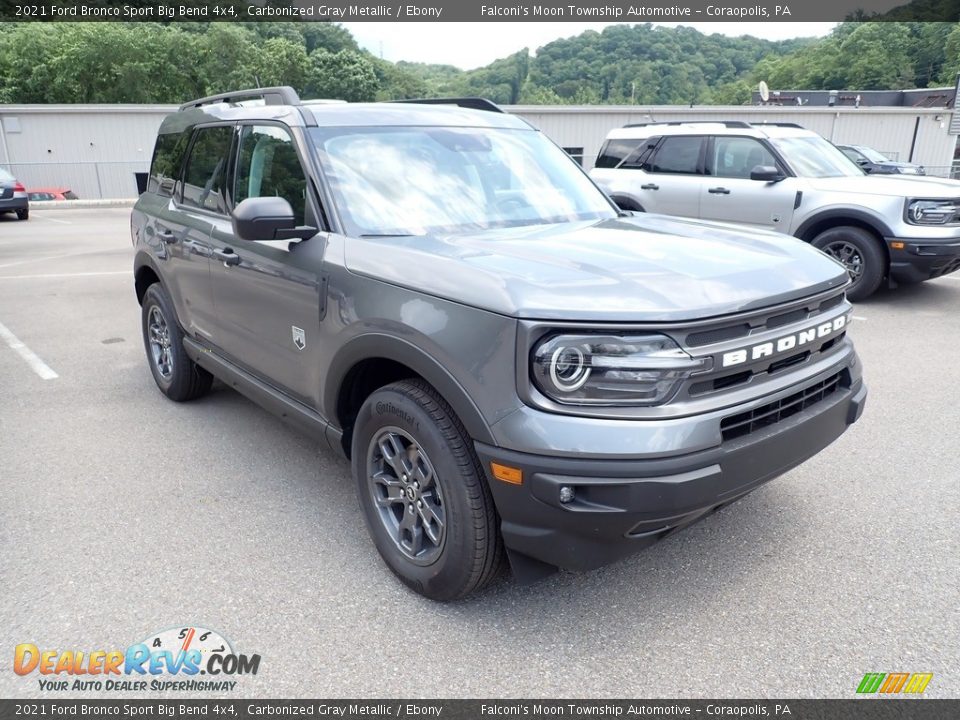 2021 Ford Bronco Sport Big Bend 4x4 Carbonized Gray Metallic / Ebony Photo #3