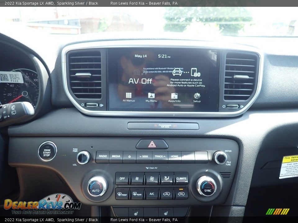 2022 Kia Sportage LX AWD Sparkling Silver / Black Photo #16