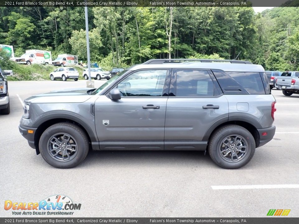 Carbonized Gray Metallic 2021 Ford Bronco Sport Big Bend 4x4 Photo #6