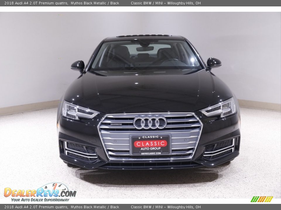 2018 Audi A4 2.0T Premium quattro Mythos Black Metallic / Black Photo #2