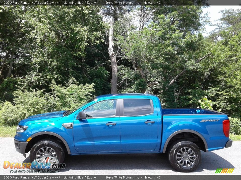 Lightning Blue 2020 Ford Ranger XLT SuperCrew 4x4 Photo #1