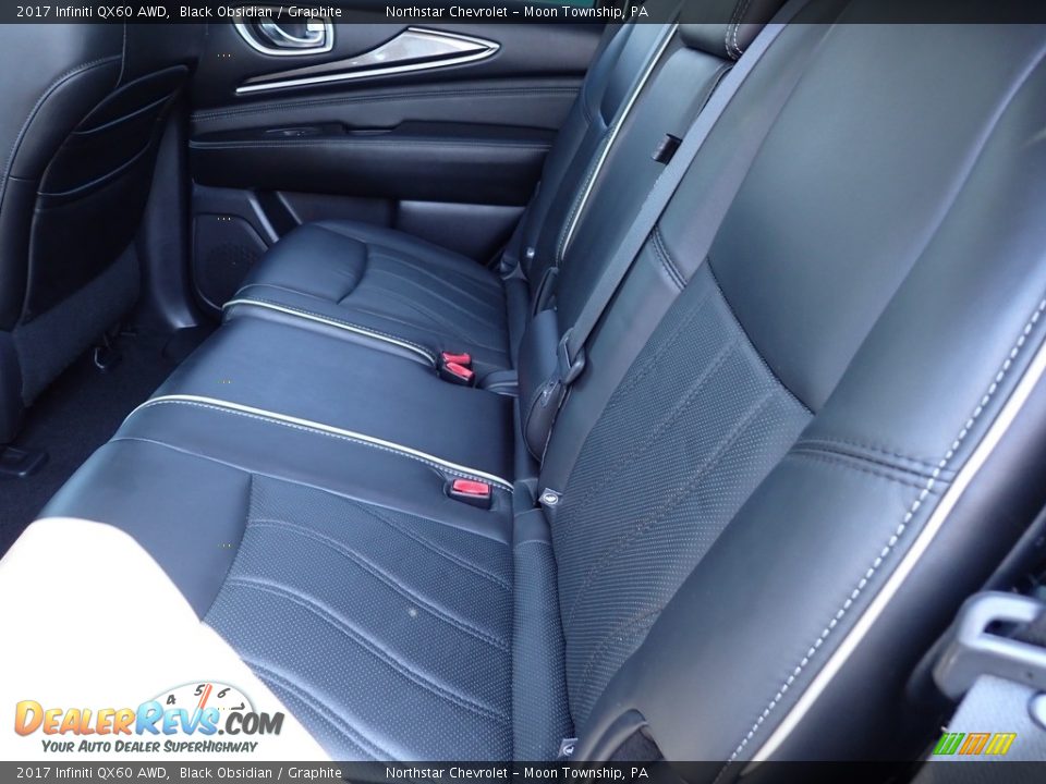 Rear Seat of 2017 Infiniti QX60 AWD Photo #21