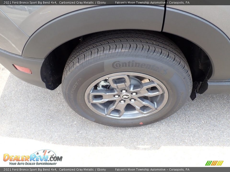 2021 Ford Bronco Sport Big Bend 4x4 Carbonized Gray Metallic / Ebony Photo #9