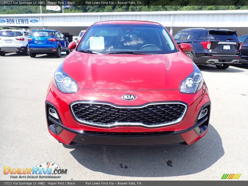 2022 Kia Sportage LX AWD Hyper Red / Black Photo #4