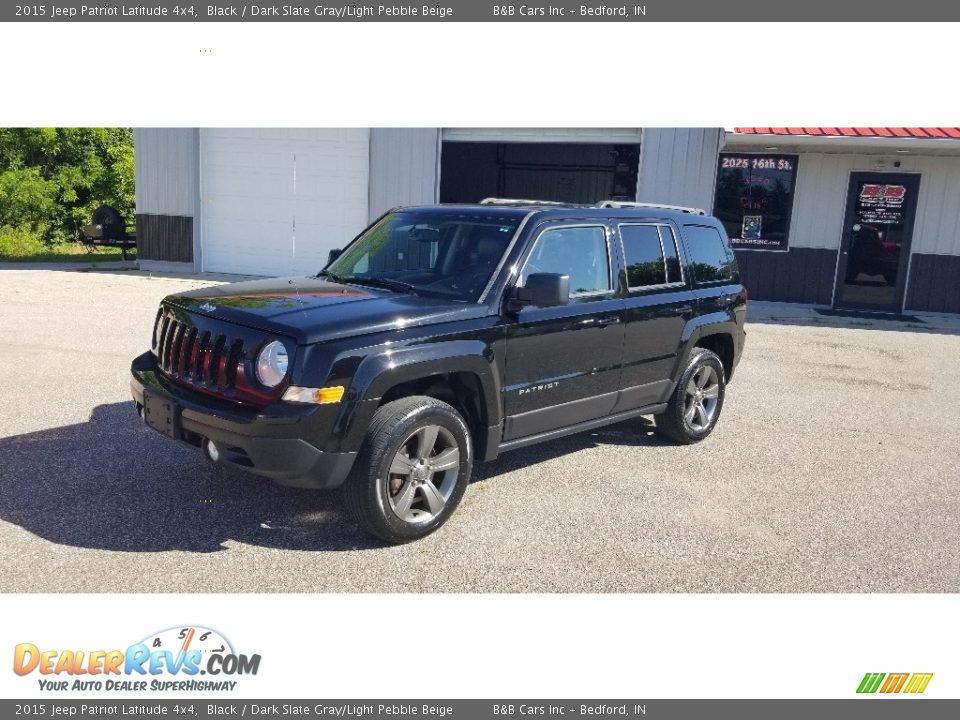 2015 Jeep Patriot Latitude 4x4 Black / Dark Slate Gray/Light Pebble Beige Photo #26