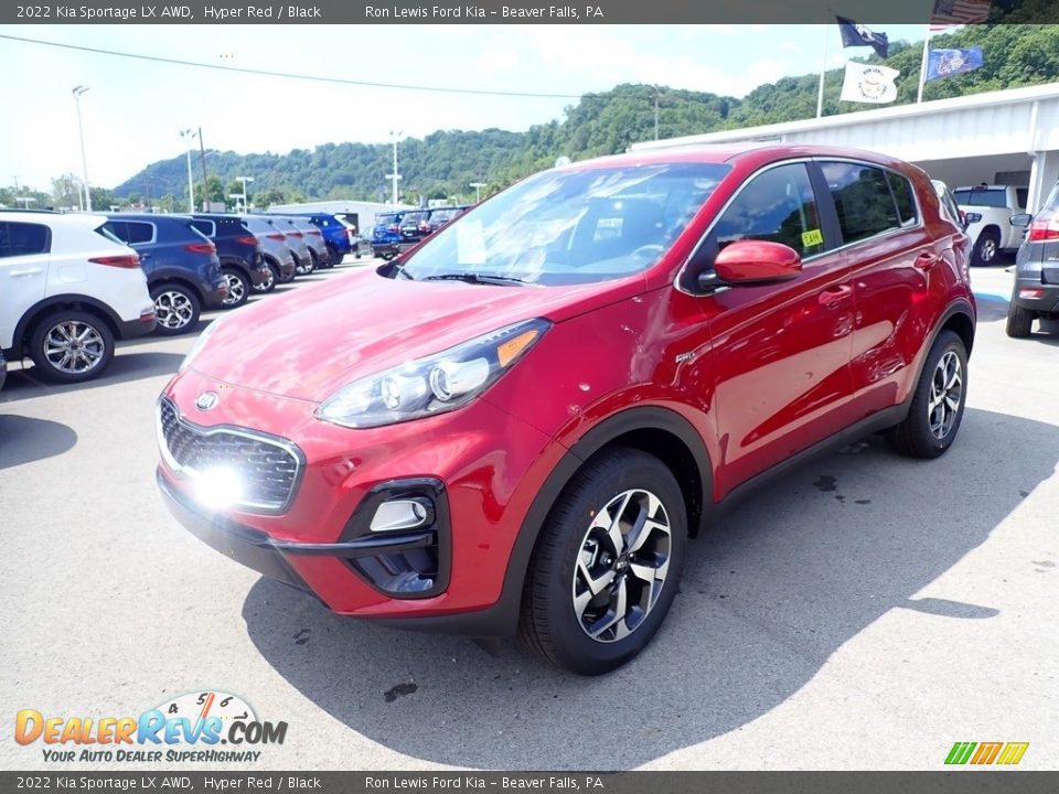 2022 Kia Sportage LX AWD Hyper Red / Black Photo #5