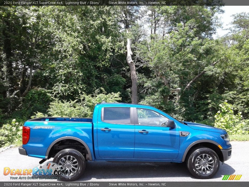 Lightning Blue 2020 Ford Ranger XLT SuperCrew 4x4 Photo #6