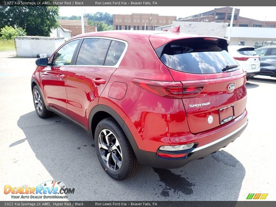 2022 Kia Sportage LX AWD Hyper Red / Black Photo #7