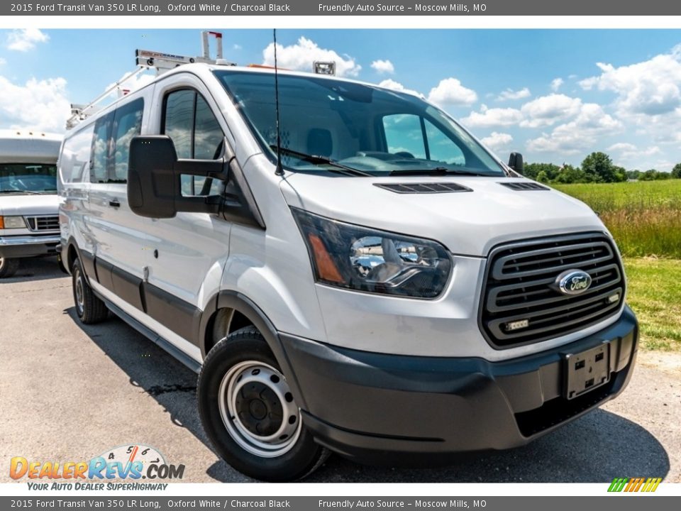 2015 Ford Transit Van 350 LR Long Oxford White / Charcoal Black Photo #1