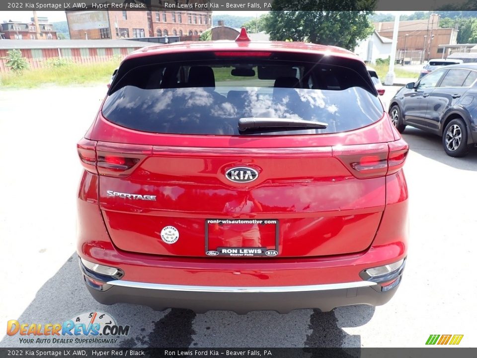 2022 Kia Sportage LX AWD Hyper Red / Black Photo #8