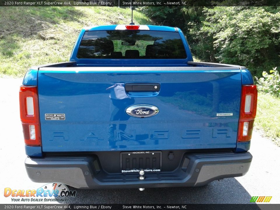 2020 Ford Ranger XLT SuperCrew 4x4 Lightning Blue / Ebony Photo #8