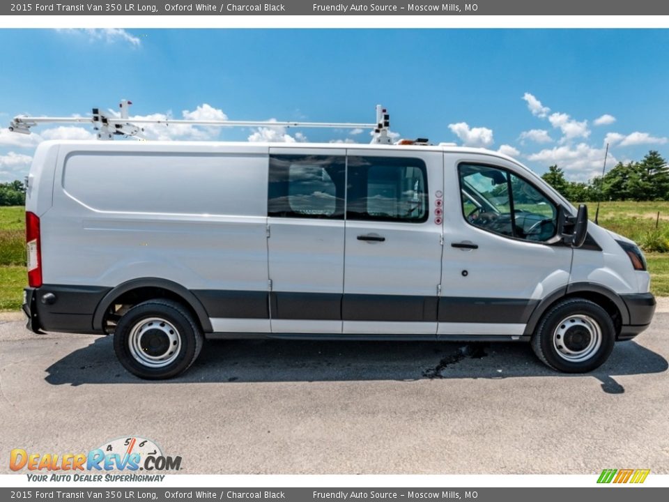 2015 Ford Transit Van 350 LR Long Oxford White / Charcoal Black Photo #3