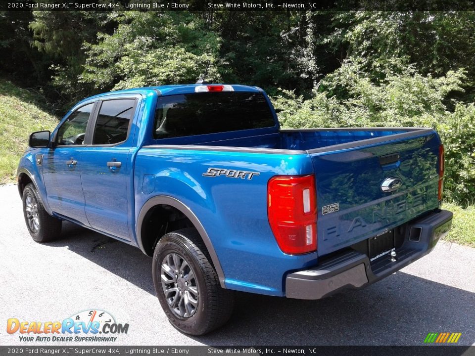 2020 Ford Ranger XLT SuperCrew 4x4 Lightning Blue / Ebony Photo #10