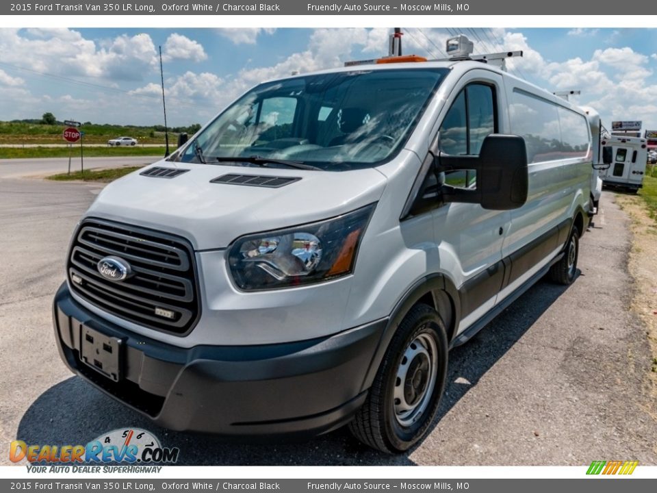 2015 Ford Transit Van 350 LR Long Oxford White / Charcoal Black Photo #8