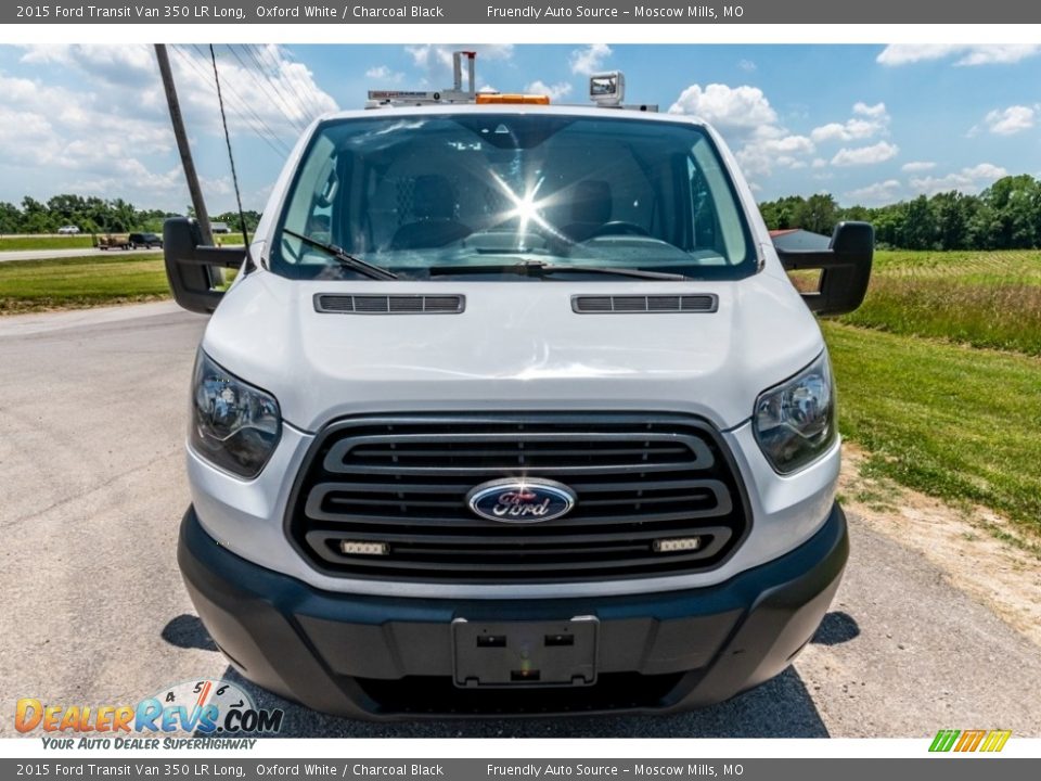 2015 Ford Transit Van 350 LR Long Oxford White / Charcoal Black Photo #9