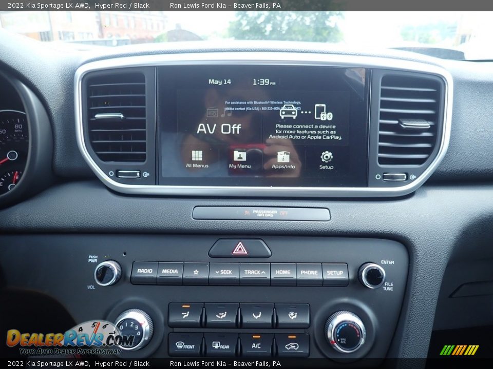 2022 Kia Sportage LX AWD Hyper Red / Black Photo #17