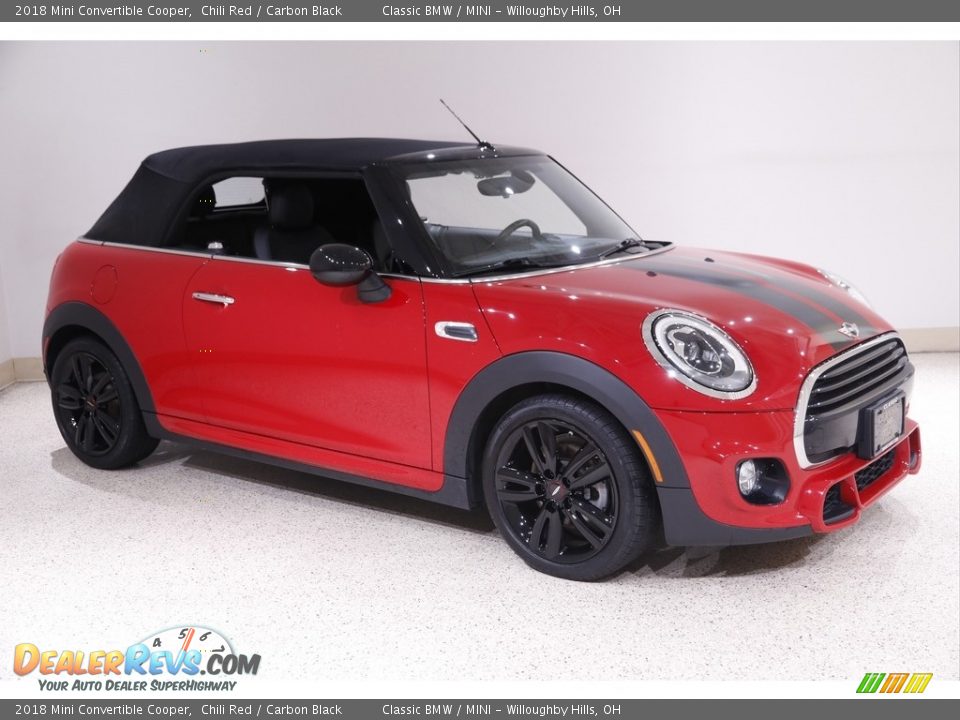 Chili Red 2018 Mini Convertible Cooper Photo #2