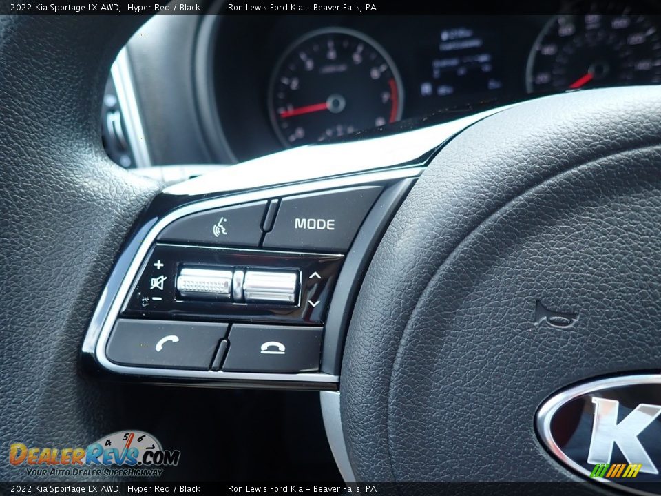 2022 Kia Sportage LX AWD Hyper Red / Black Photo #20