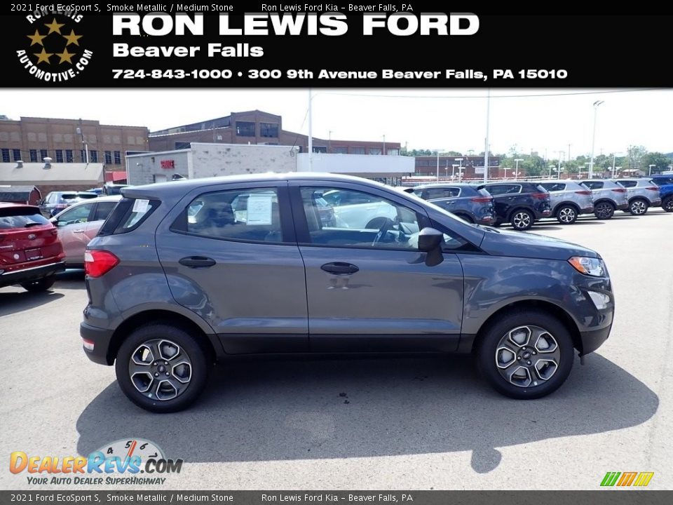 2021 Ford EcoSport S Smoke Metallic / Medium Stone Photo #1