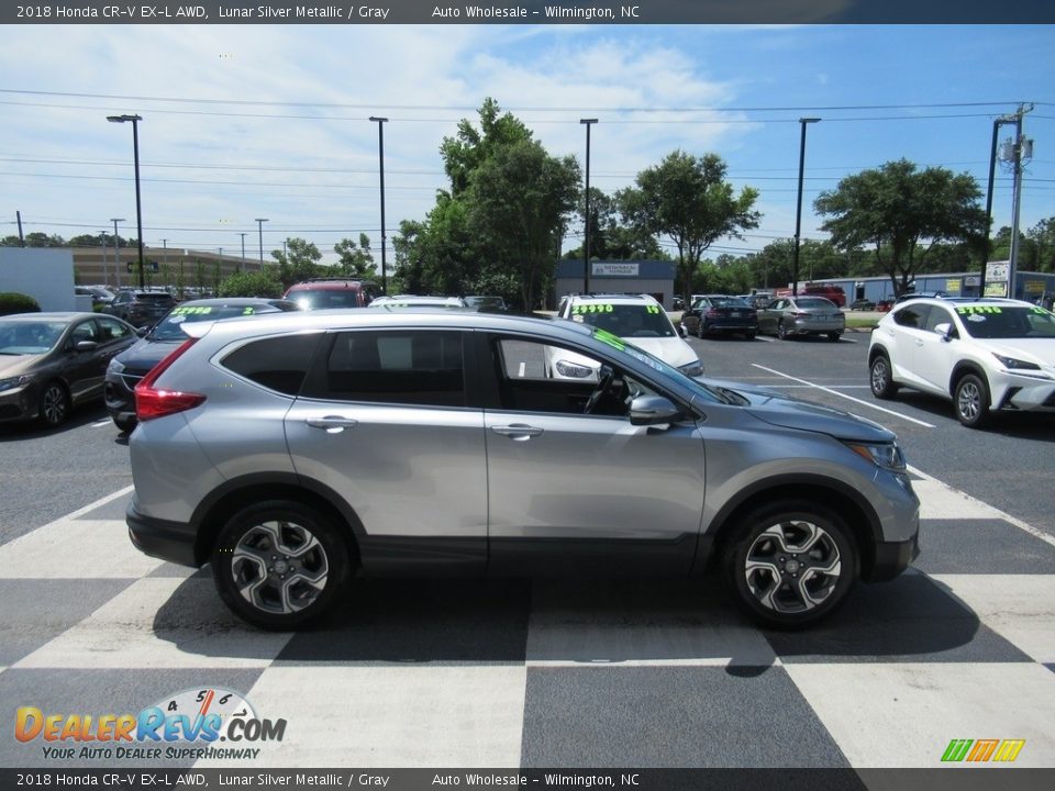 2018 Honda CR-V EX-L AWD Lunar Silver Metallic / Gray Photo #3