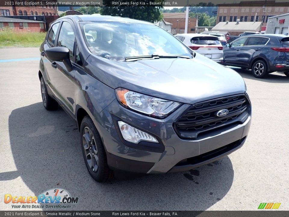 2021 Ford EcoSport S Smoke Metallic / Medium Stone Photo #3
