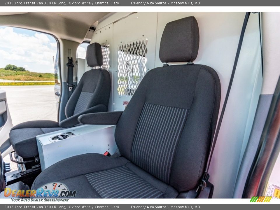 2015 Ford Transit Van 350 LR Long Oxford White / Charcoal Black Photo #19