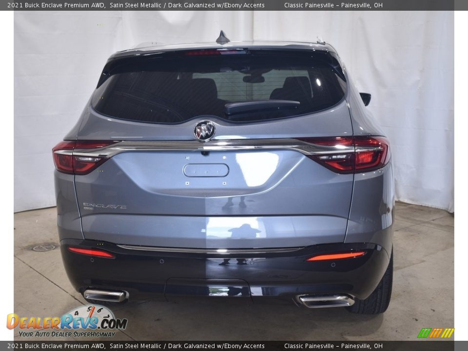 2021 Buick Enclave Premium AWD Satin Steel Metallic / Dark Galvanized w/Ebony Accents Photo #3