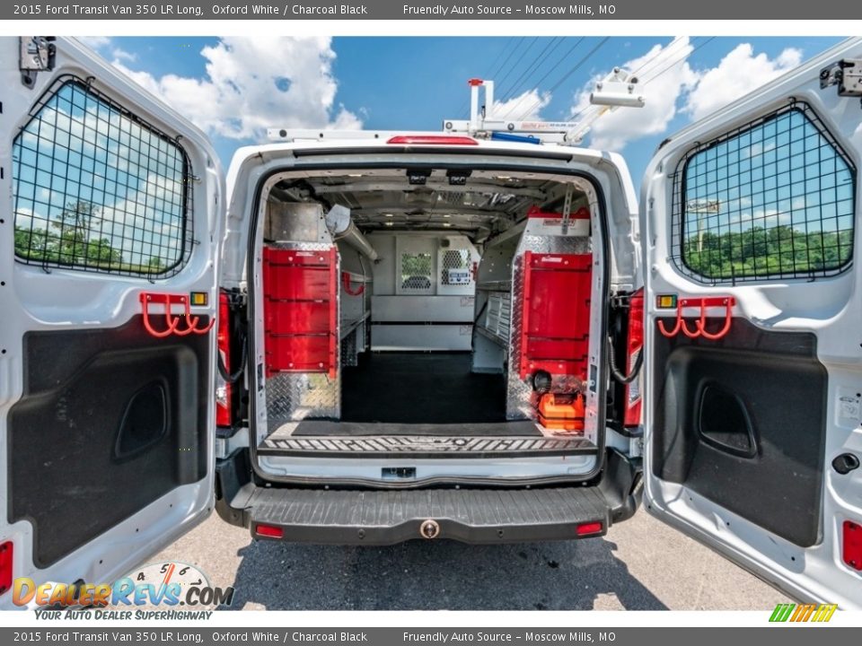 2015 Ford Transit Van 350 LR Long Oxford White / Charcoal Black Photo #23