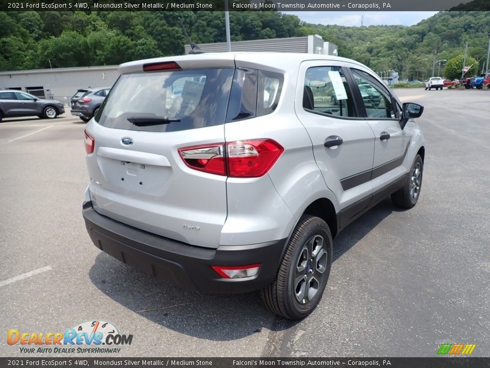 2021 Ford EcoSport S 4WD Moondust Silver Metallic / Medium Stone Photo #2