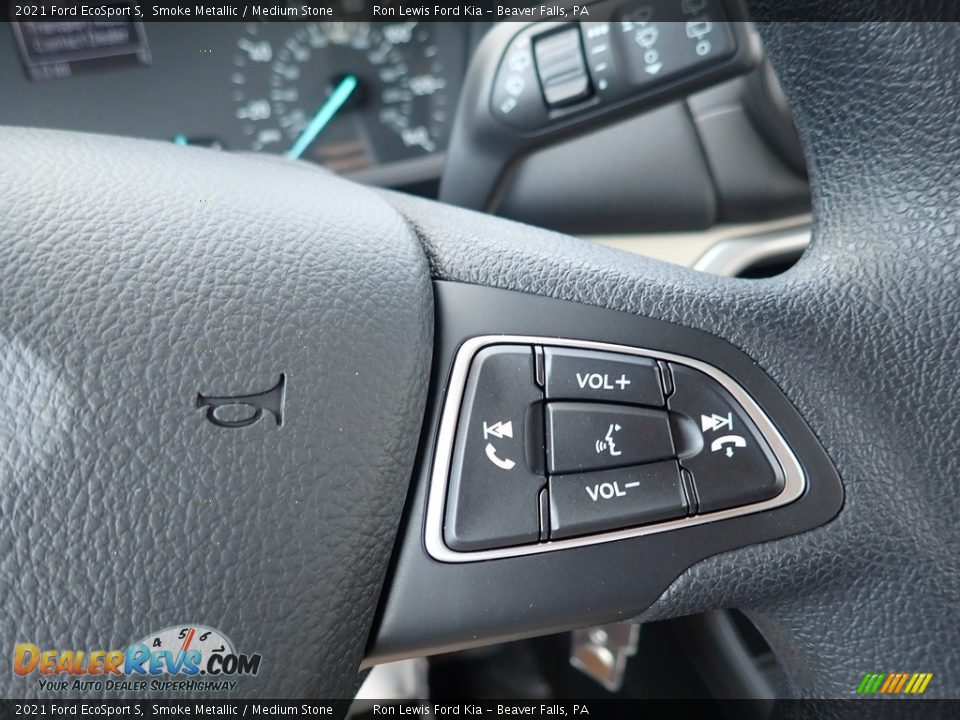 2021 Ford EcoSport S Smoke Metallic / Medium Stone Photo #19