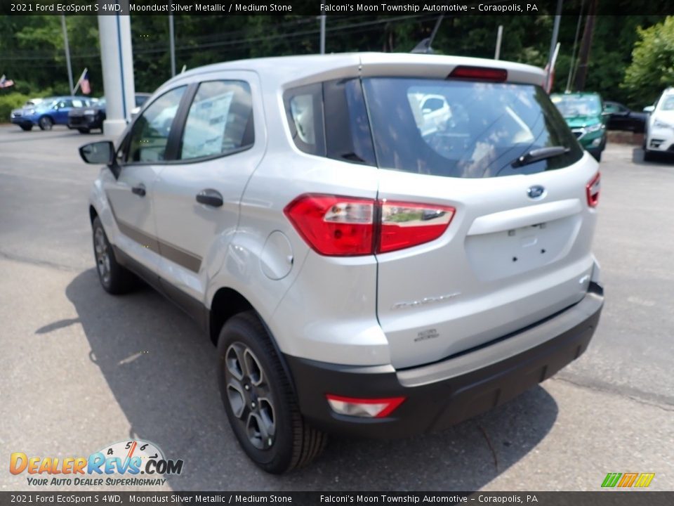 2021 Ford EcoSport S 4WD Moondust Silver Metallic / Medium Stone Photo #7