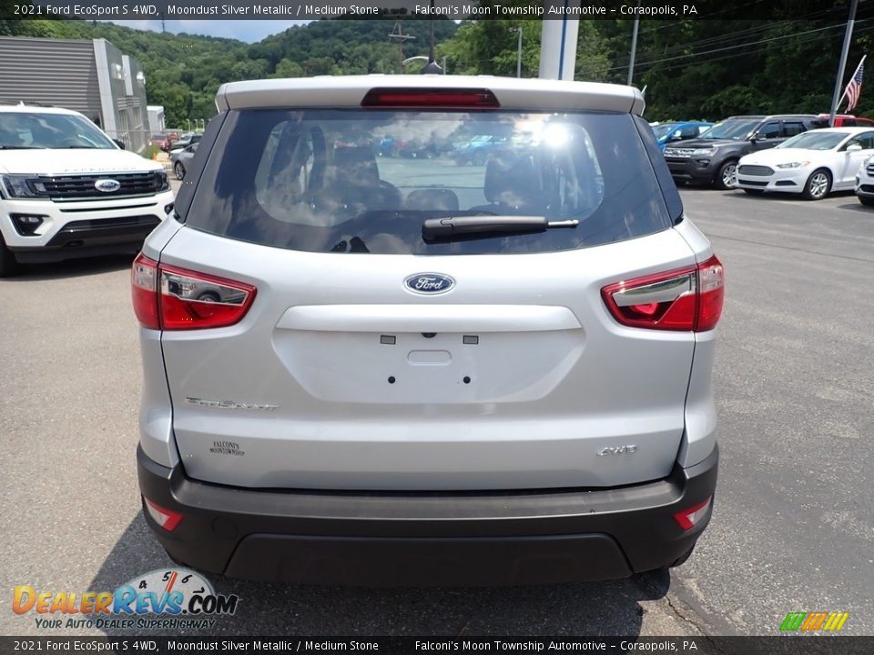 2021 Ford EcoSport S 4WD Moondust Silver Metallic / Medium Stone Photo #8