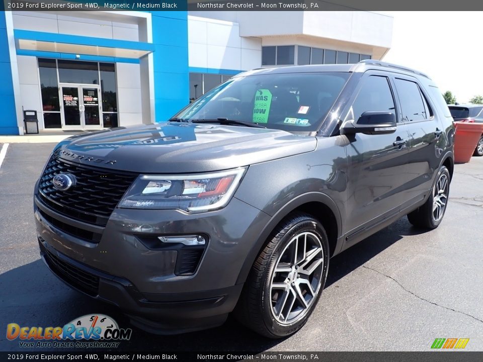 2019 Ford Explorer Sport 4WD Magnetic / Medium Black Photo #2