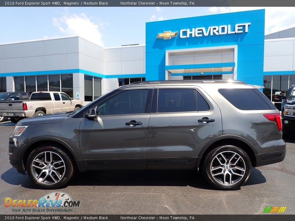 2019 Ford Explorer Sport 4WD Magnetic / Medium Black Photo #3