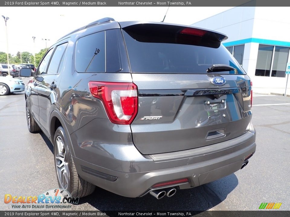 2019 Ford Explorer Sport 4WD Magnetic / Medium Black Photo #5