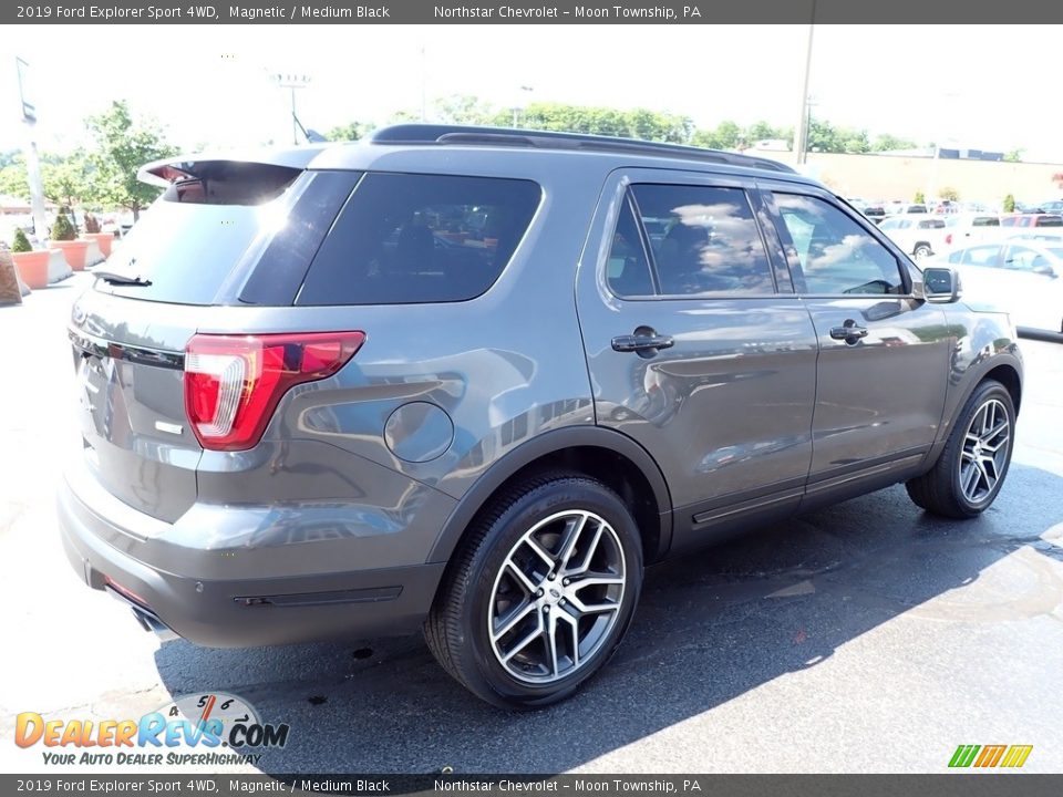 2019 Ford Explorer Sport 4WD Magnetic / Medium Black Photo #9