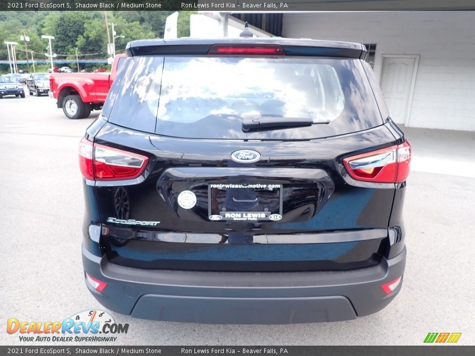 2021 Ford EcoSport S Shadow Black / Medium Stone Photo #8
