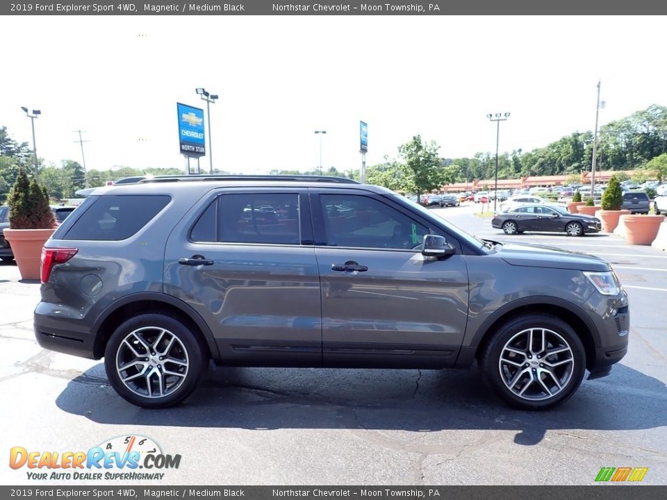 2019 Ford Explorer Sport 4WD Magnetic / Medium Black Photo #10