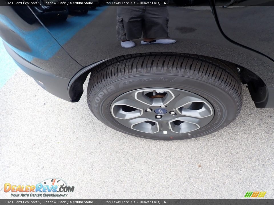 2021 Ford EcoSport S Shadow Black / Medium Stone Photo #9