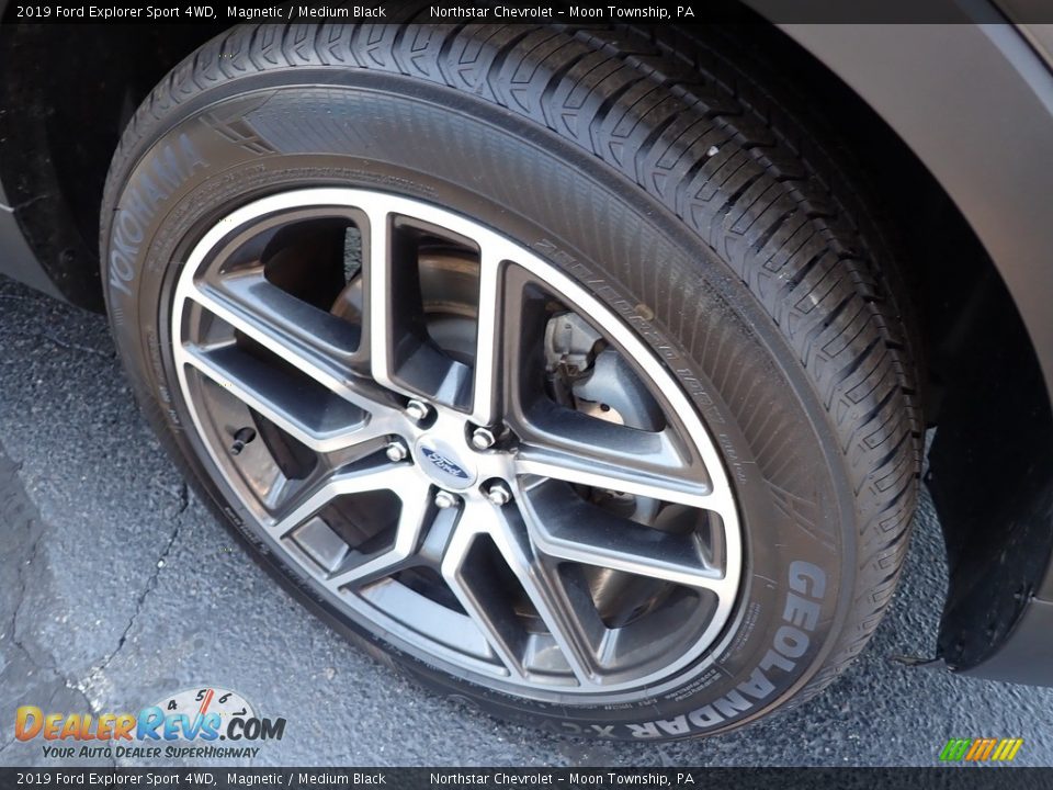 2019 Ford Explorer Sport 4WD Magnetic / Medium Black Photo #14