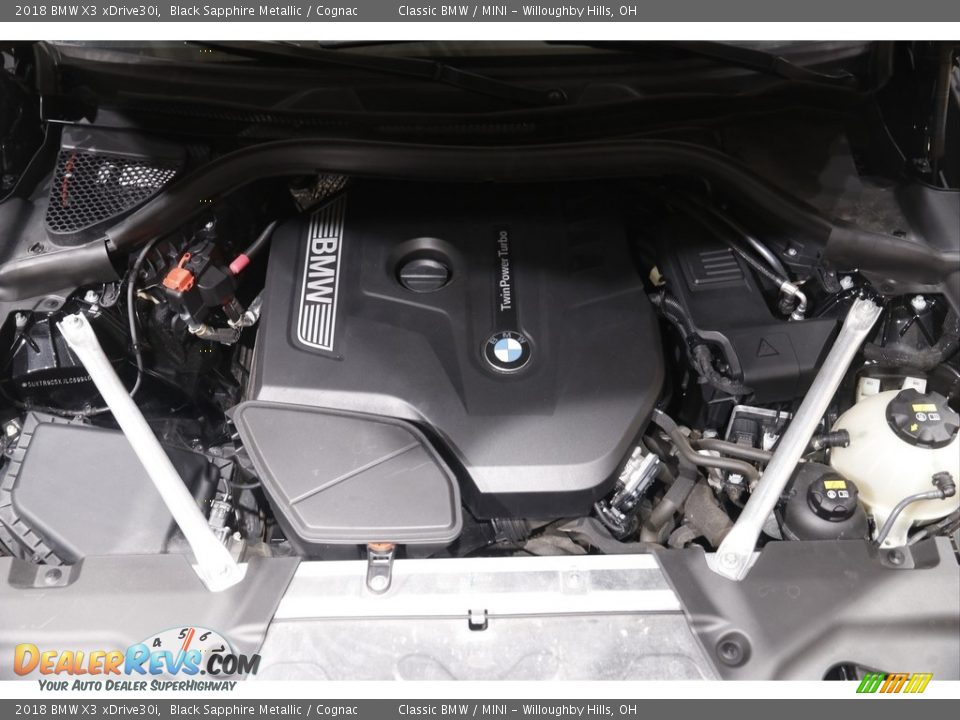 2018 BMW X3 xDrive30i Black Sapphire Metallic / Cognac Photo #21