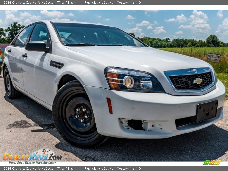 2014 Chevrolet Caprice Police Sedan White / Black Photo #1
