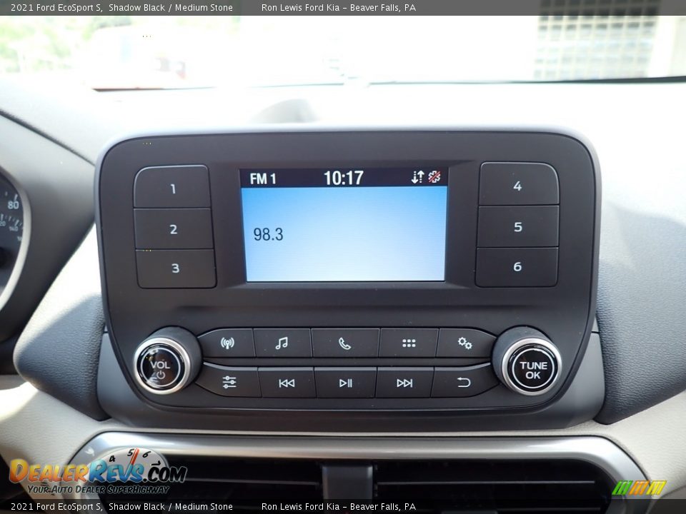 2021 Ford EcoSport S Shadow Black / Medium Stone Photo #16