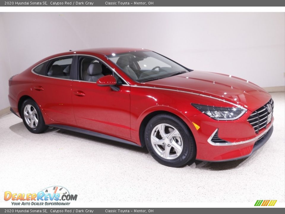 2020 Hyundai Sonata SE Calypso Red / Dark Gray Photo #1