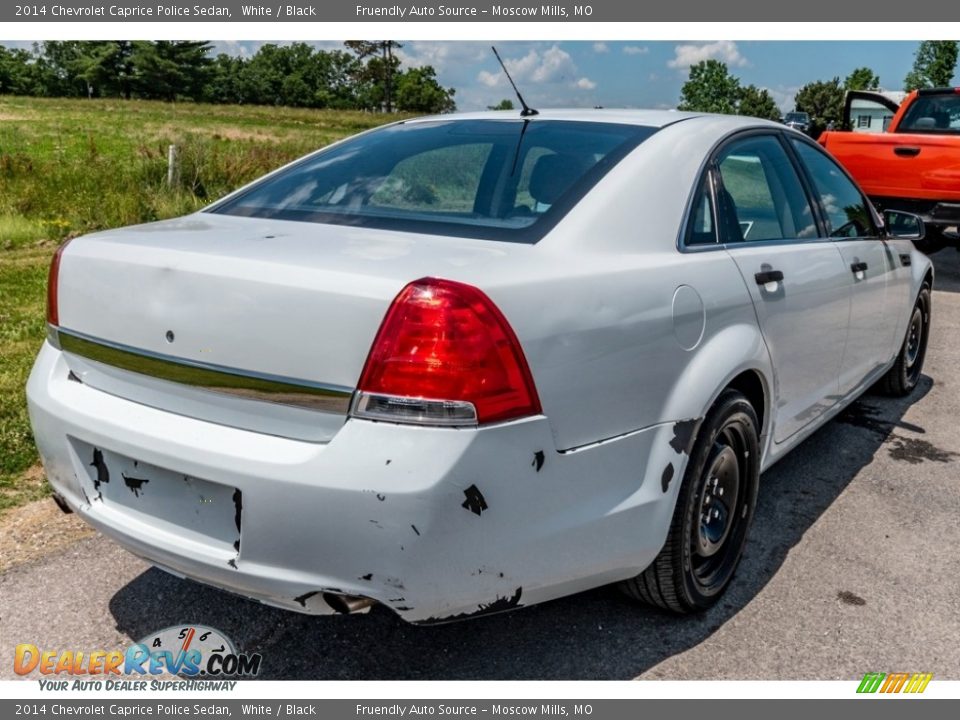 2014 Chevrolet Caprice Police Sedan White / Black Photo #4